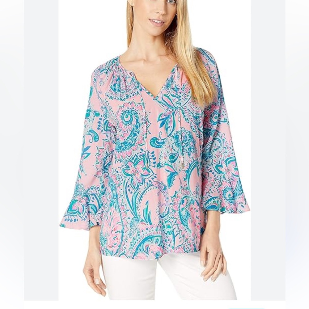 Lilly Pulitzer |  WILLA Flounce Sleeve blouse